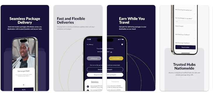 TRAVA App Screenshot